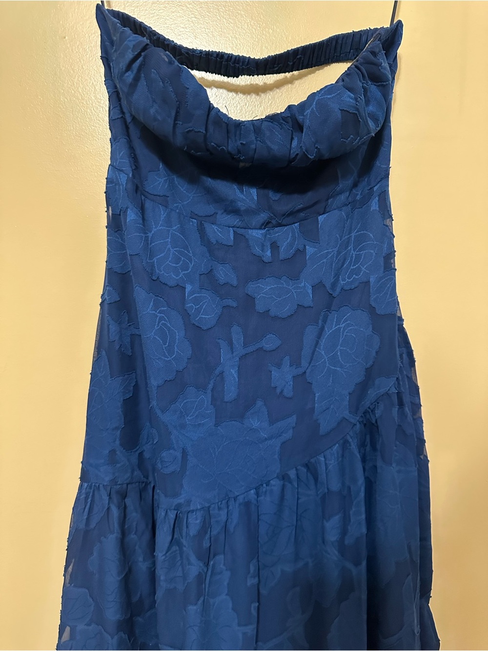 Hello Molly Fashion Revolution Strapless Maxi Dress Women 4 Navy - Picture 6 of 10